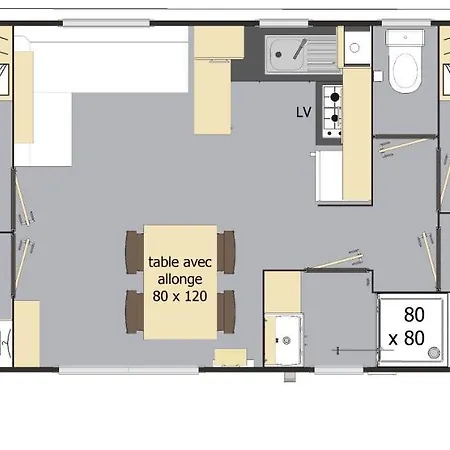 Mobil Home Xxl 4 Chambres - Camping Du Vieux Moulin Vensac Exterior foto